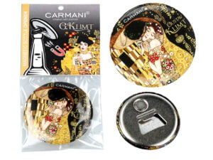 Otwieracz z magnesem - G. Klimt, Pocałunek (CARMANI)