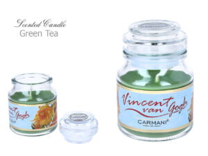 Świeczka zapachowa, american mały - V. van Gogh, Green Tea (CARMANI)
