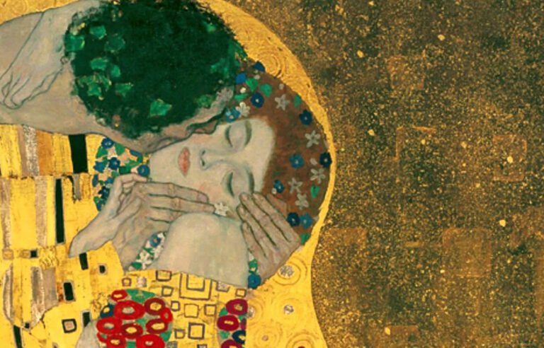 Gustav Klimt – obraz Pocałunek 